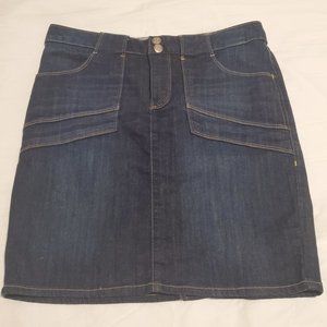 Vintage Y2K Tommy HILFIGER Denim Skirt Women’s size 6 Blue Boho Collegiate